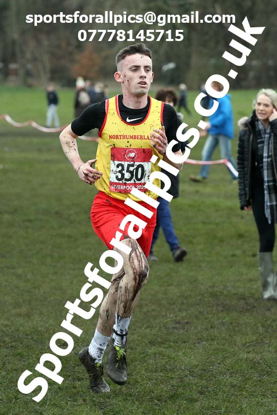 Senior boys, 2020 New Balance English Schools Champs., Sefton Park, Liverpool. Photo: David T. Hewitson/Sports for All Pics